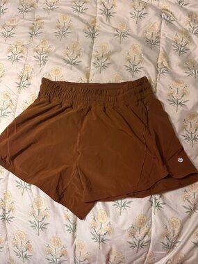 lululemon athletica BUNDLE Women's Brown Athletic Shorts + Leggings